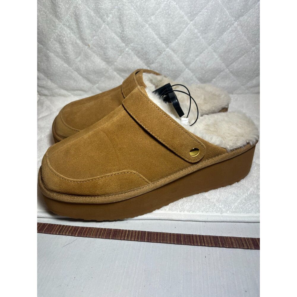JOYSPUN WOMENS FAUX FUR CONVERTIBLE PLATAFORM SIZE 10 NWOT ,,Z39